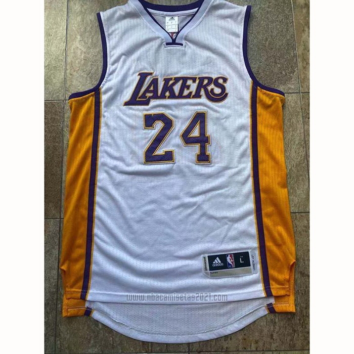 Camiseta Los Angeles Lakers Kobe Bryant #24 Blanco